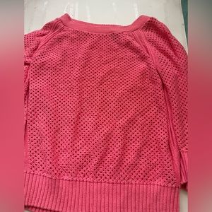 Jcp large pink crew neck sweater
